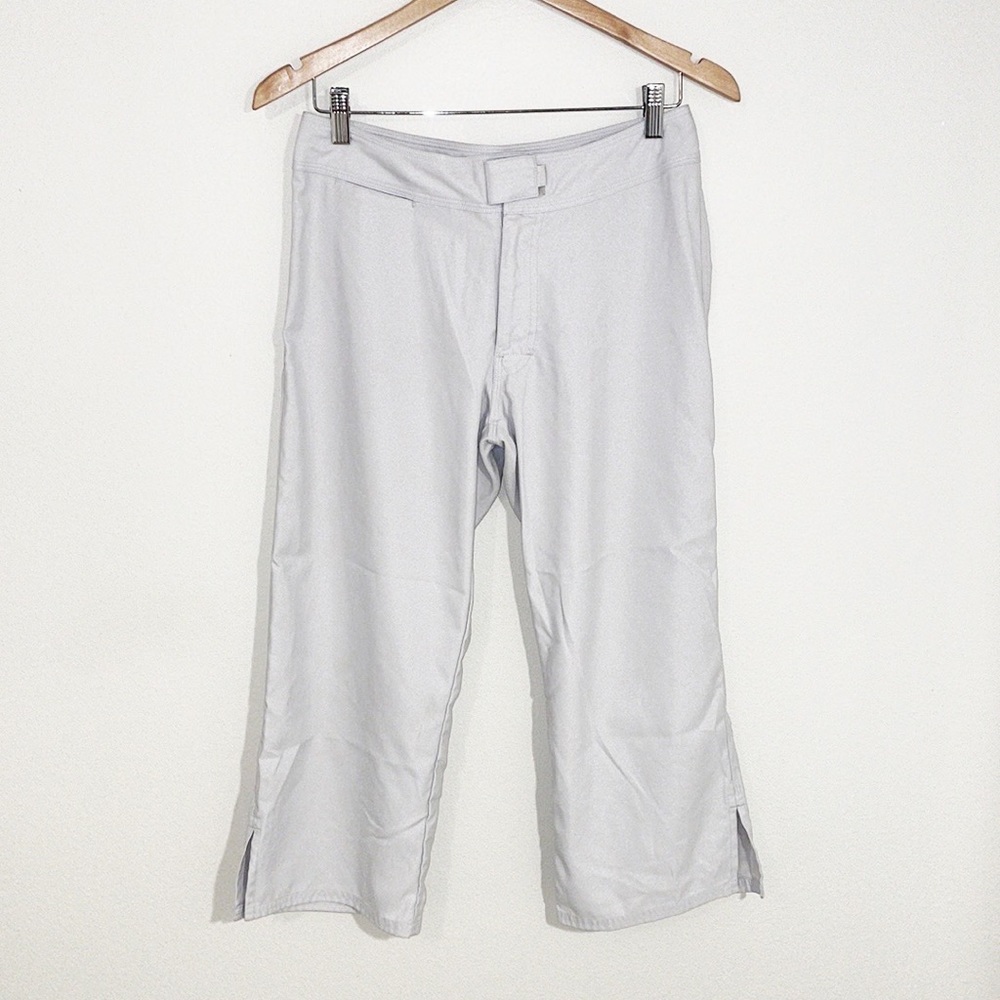 PATAGONIA Gray Wide Leg Light Weight Pants High Rise Cropped Size 6